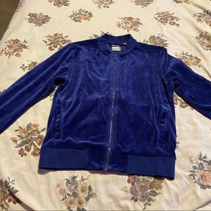 Puma velvet blue zip up jacket